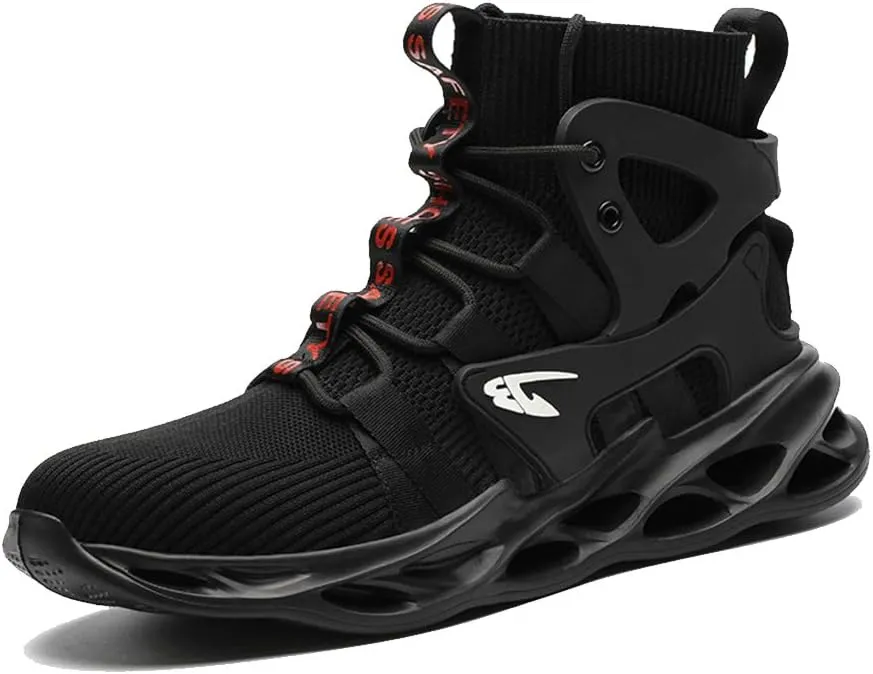 Steel Toe Shoes for Men Women Comfortable Fashion Safety Boots Lightweight Industrial & Construction Work Shoes