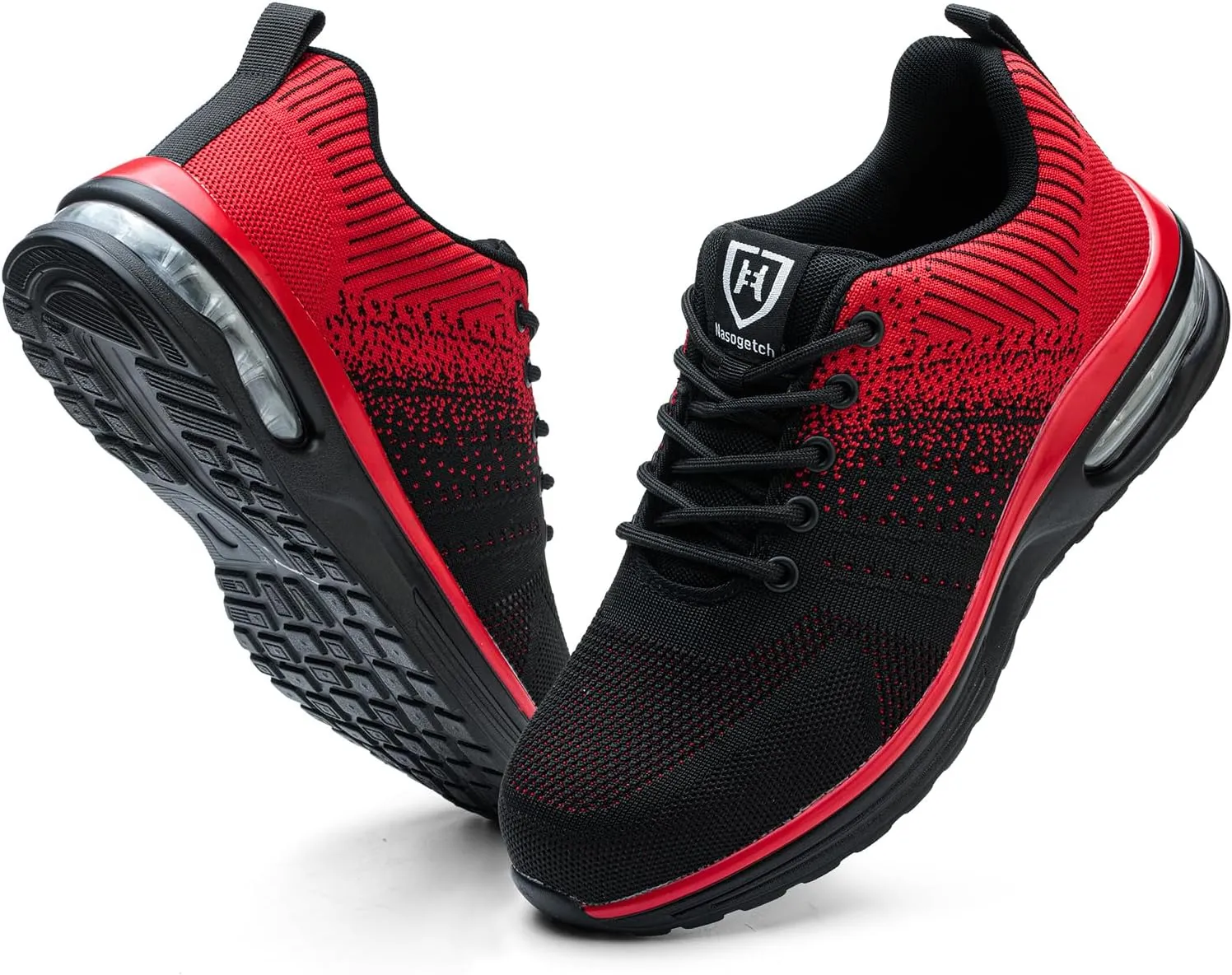 Steel Toe Shoes for Men Women Lightweight Comfortable Work Shoes Indestructible Slip Resistant Safety Shoes for Construction