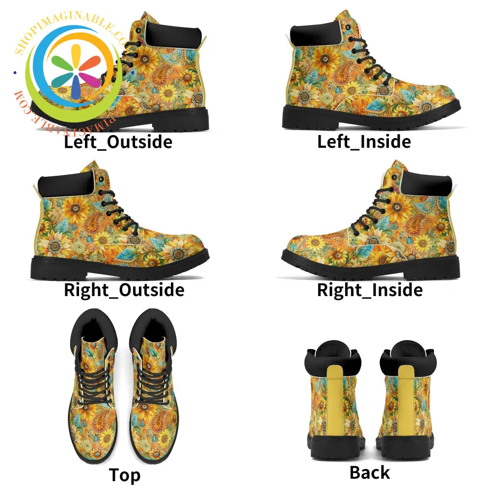 Sunflower Garden Ladies Boots