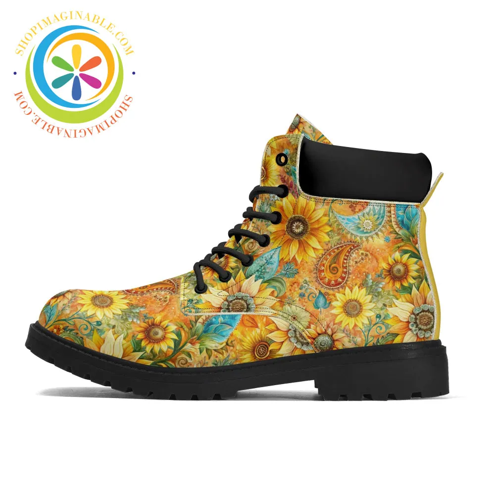 Sunflower Garden Ladies Boots