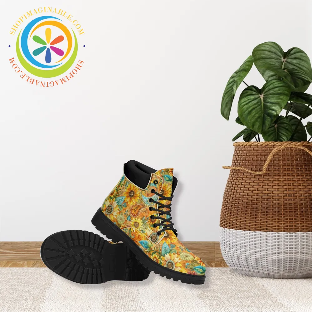 Sunflower Garden Ladies Boots