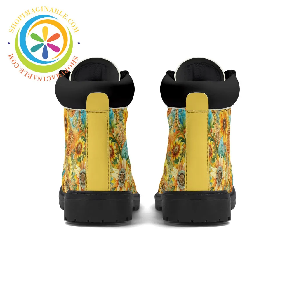 Sunflower Garden Ladies Boots