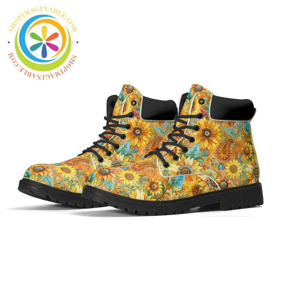 Sunflower Garden Ladies Boots