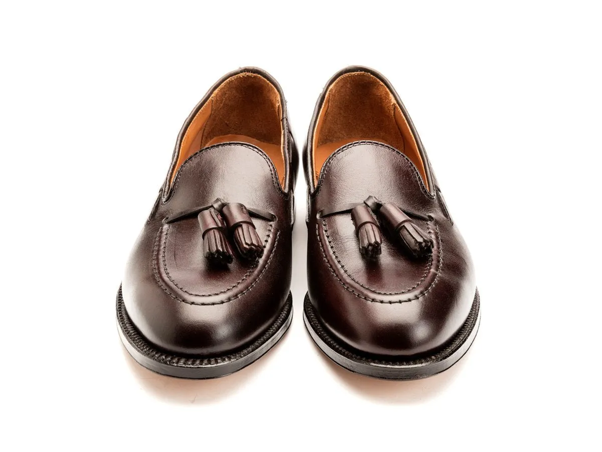 Tassel Moccasin Burgundy Calf E-width
