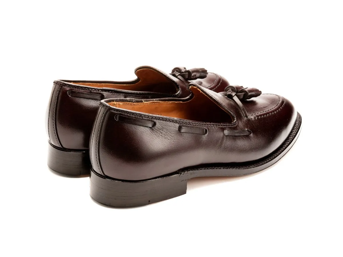 Tassel Moccasin Burgundy Calf E-width