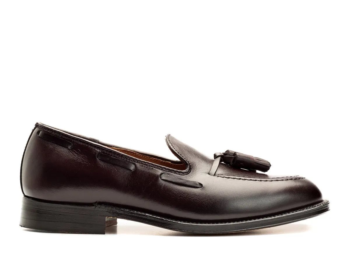Tassel Moccasin Burgundy Calf E-width