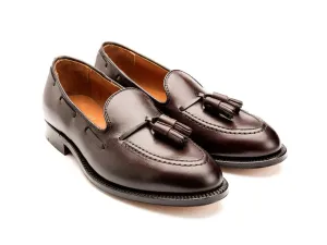 Tassel Moccasin Burgundy Calf E-width