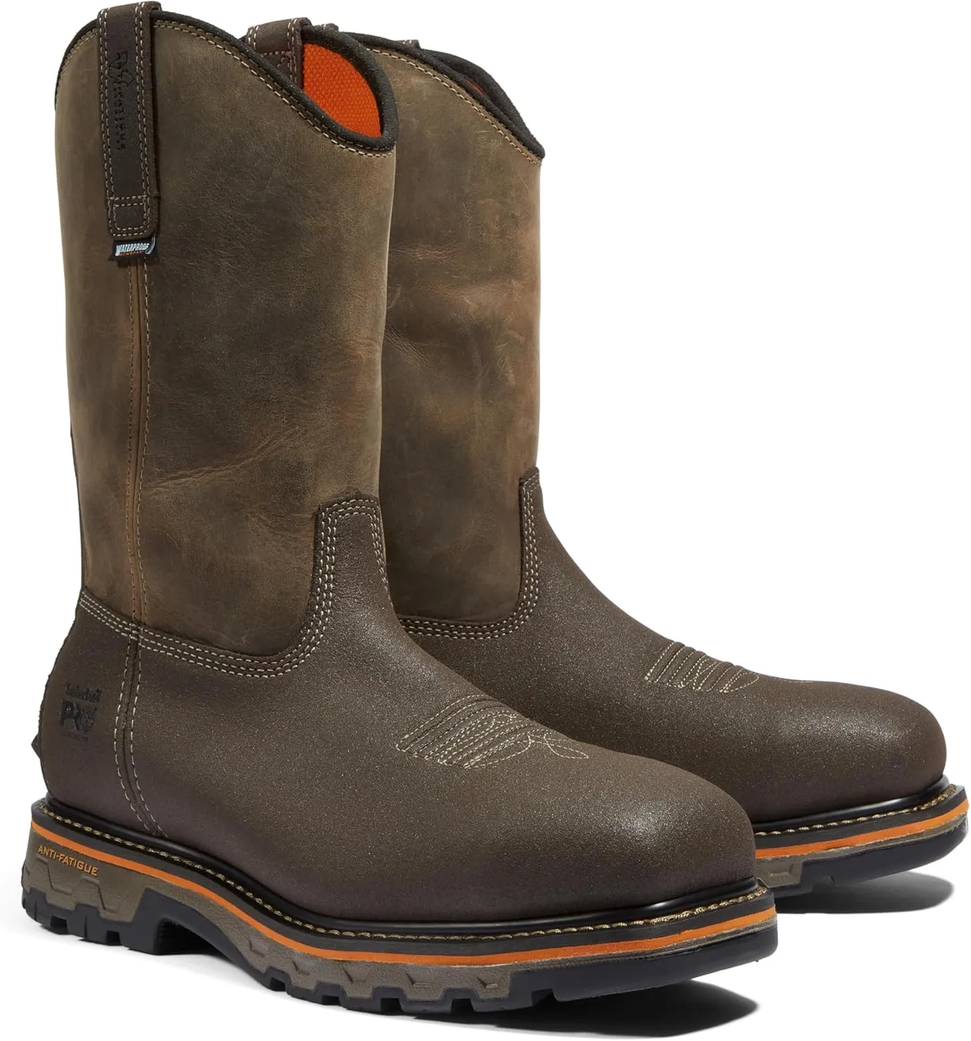 Timberland PRO Men's True Grit Pull on Composite Safety Toe Waterproof Industrial Western Work Boot