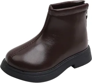Toddler Girls Boots Little Kid Shoes Short Boots Short Windproof Girls School Leather Shoes 6 Year Girl Boots