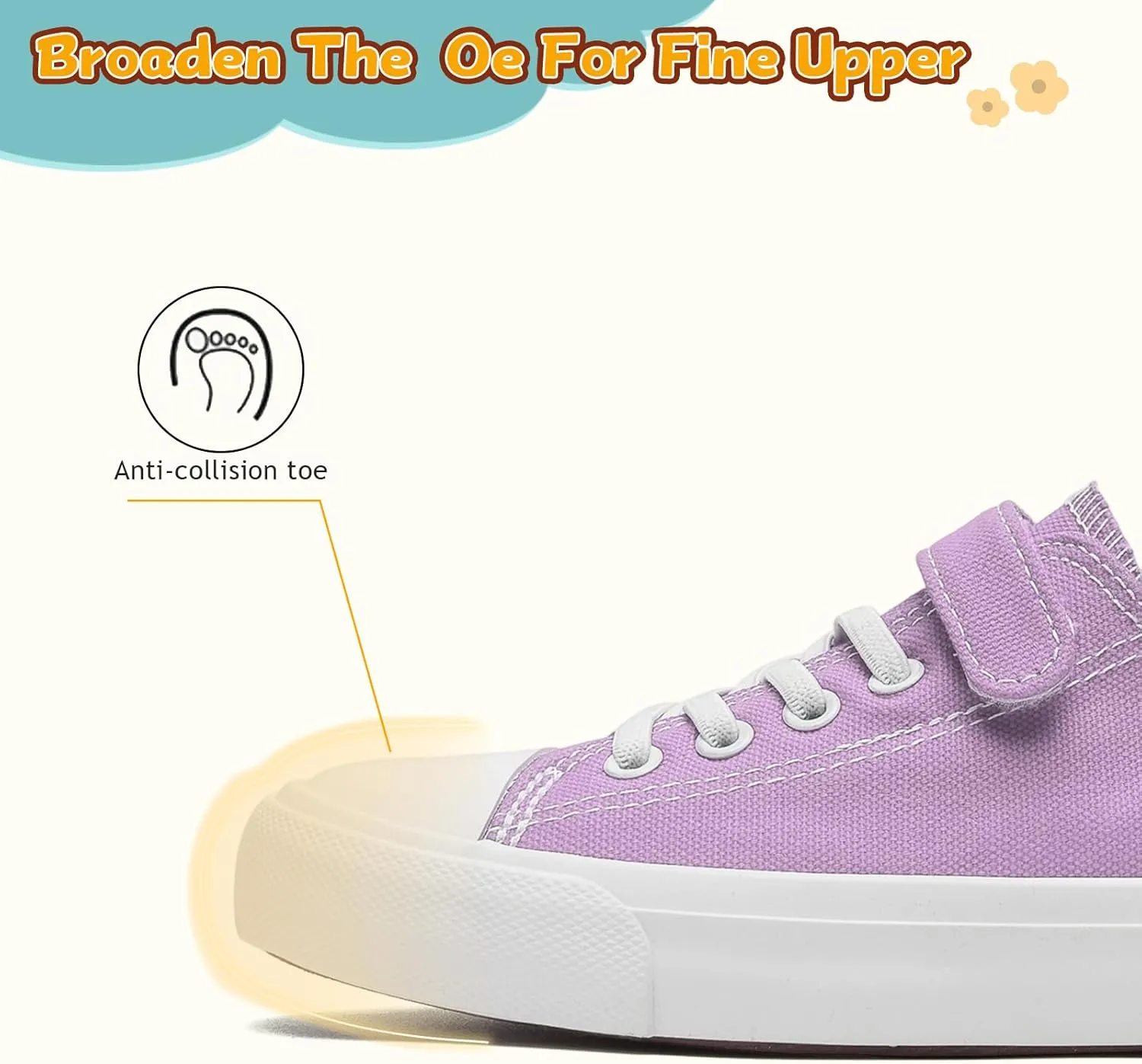 Toddler Shoes for Boys Girls, Kids Canvas Sneakers Classic Adjustable Strap Lace Up Comfortable Lightweight Running Walking Casual Shoes
