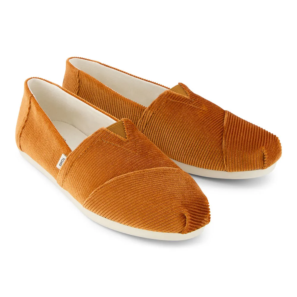 TOMS Women Alpargata Maple Corduroy Brown Espadrille