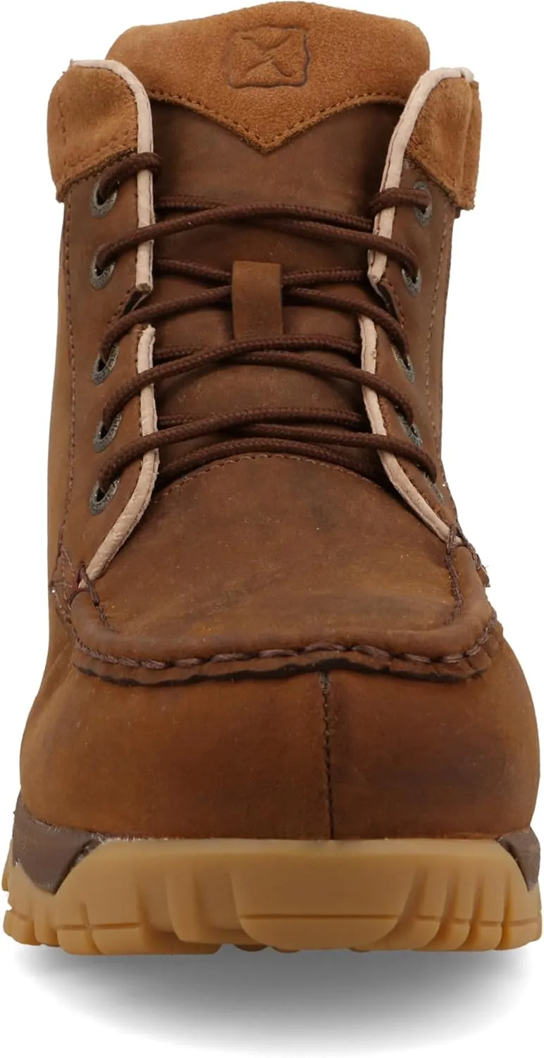 Twisted X Work Boots for Women, Alloy Safety Steel Toe Shoes for Women with EVA Midsole, CellStretch Technology, Slip-Resistant Women's Work Shoe