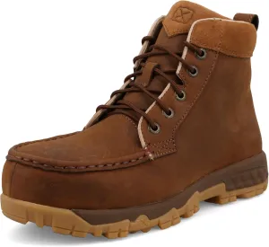 Twisted X Work Boots for Women, Alloy Safety Steel Toe Shoes for Women with EVA Midsole, CellStretch Technology, Slip-Resistant Women's Work Shoe
