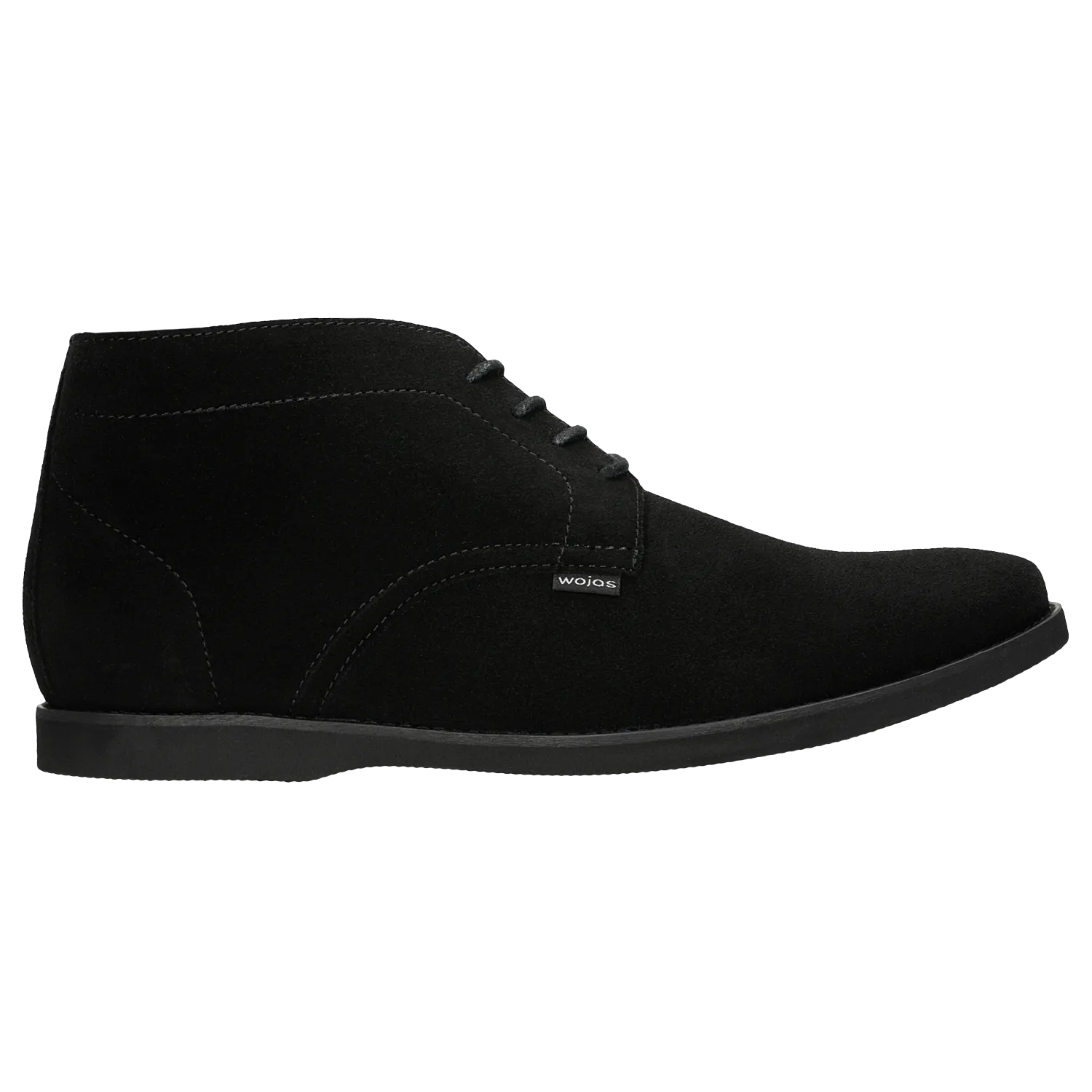 Wojas Black Leather Ankle Shoes | 2404461