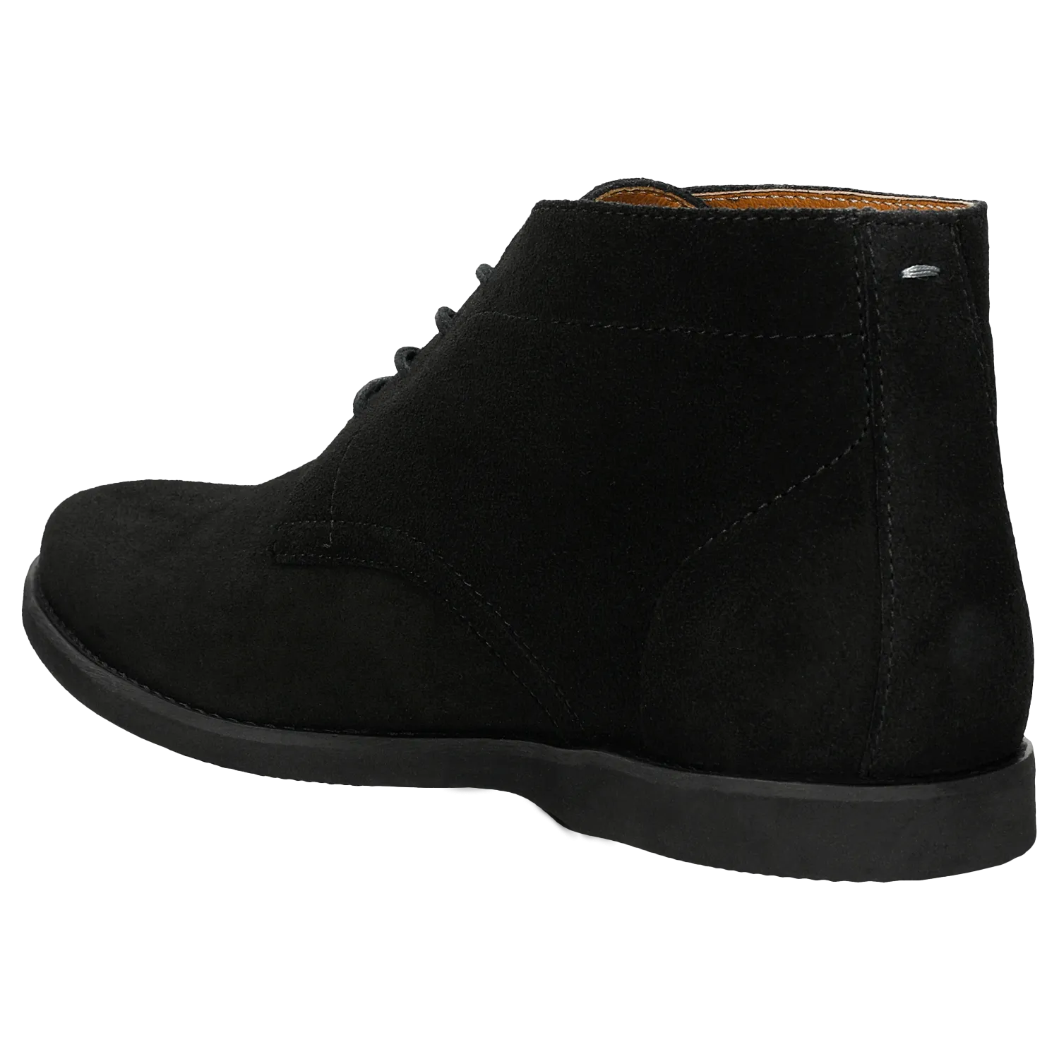 Wojas Black Leather Ankle Shoes | 2404461