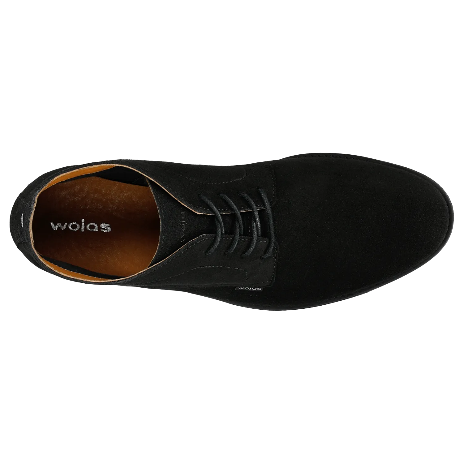 Wojas Black Leather Ankle Shoes | 2404461