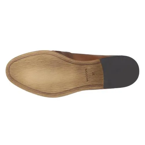 Wojas Light Brown Leather Loafers | 46004-53