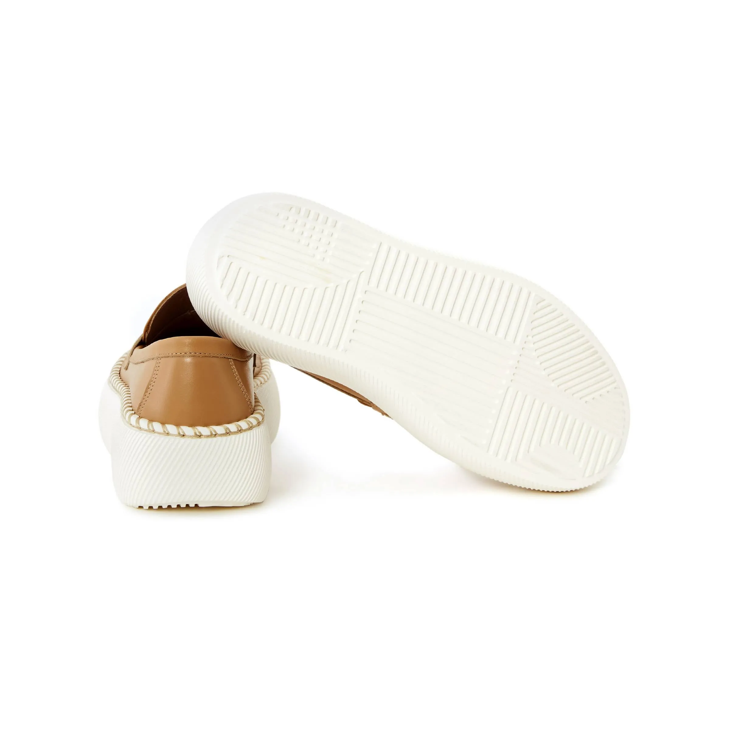 Women's Calf Leather HandmadeLoafer W5004