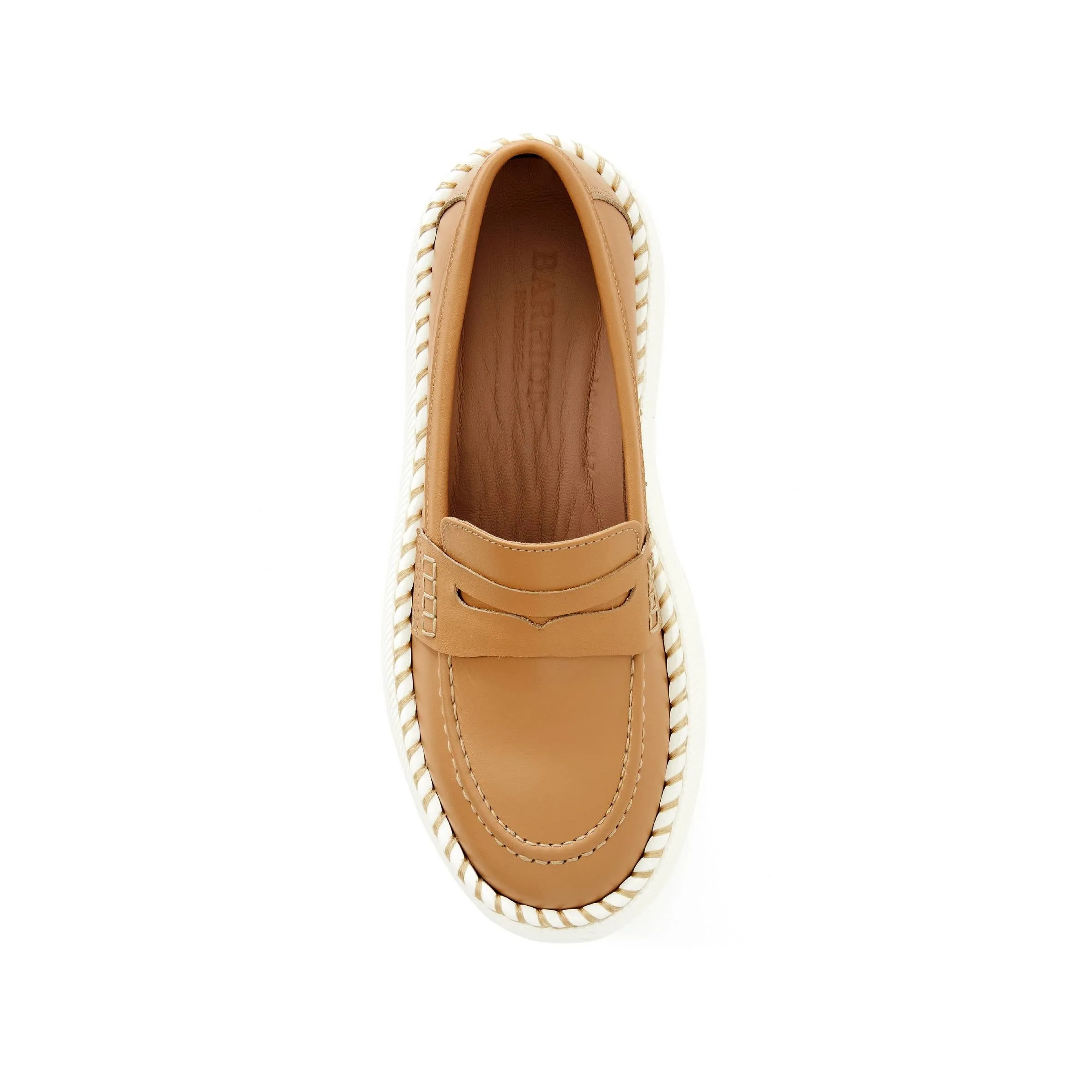 Women's Calf Leather HandmadeLoafer W5004