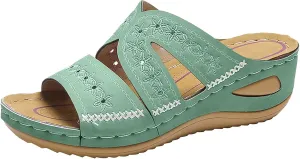 Womens Low Wedge Sandals Women's Comfortable Beach Sandals Walking Summer Beach Outdoor Water Sandals