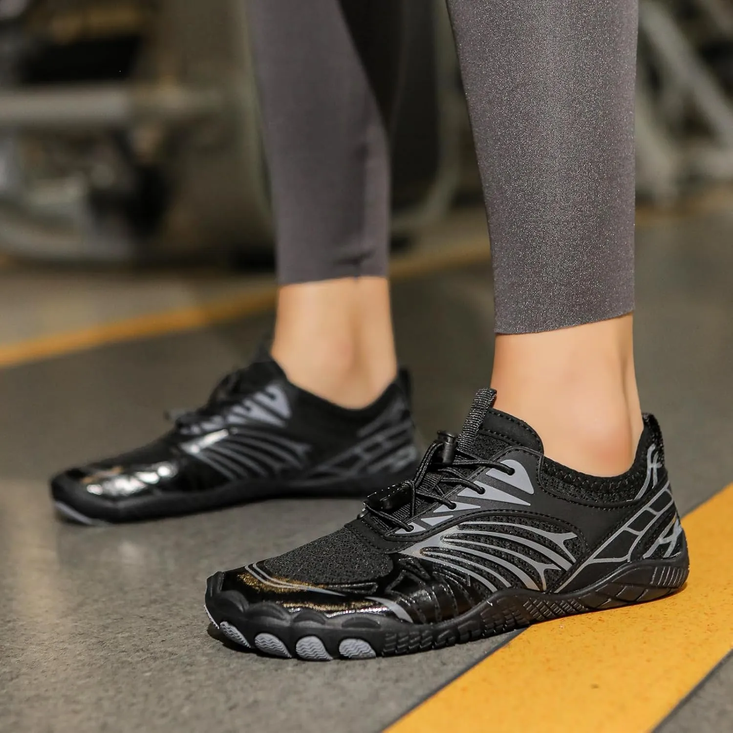 Womens Mens Hike Barefoot Shoes,Summer Gym Running Sports Shoes,Lightweight Wide Toe Box & Non-Slip Hiking Footwear,Outdoor Breathable Quick Dry Diving Surf Barefoot Footwear