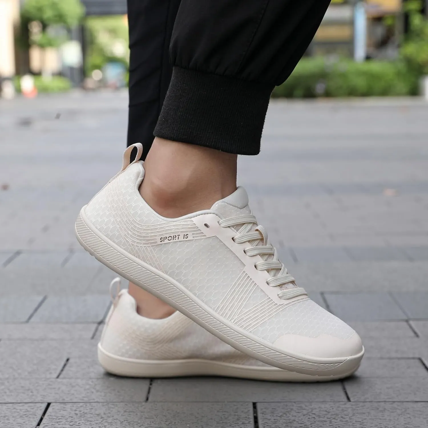 Womens Mens Wide Toe Box Sneakers Minimalist Trail Running Hiking Comfortable Walking Barefoot Shoes Breathable Zero Drop Casual Sneakers Summer Slip On Tennis Shoes