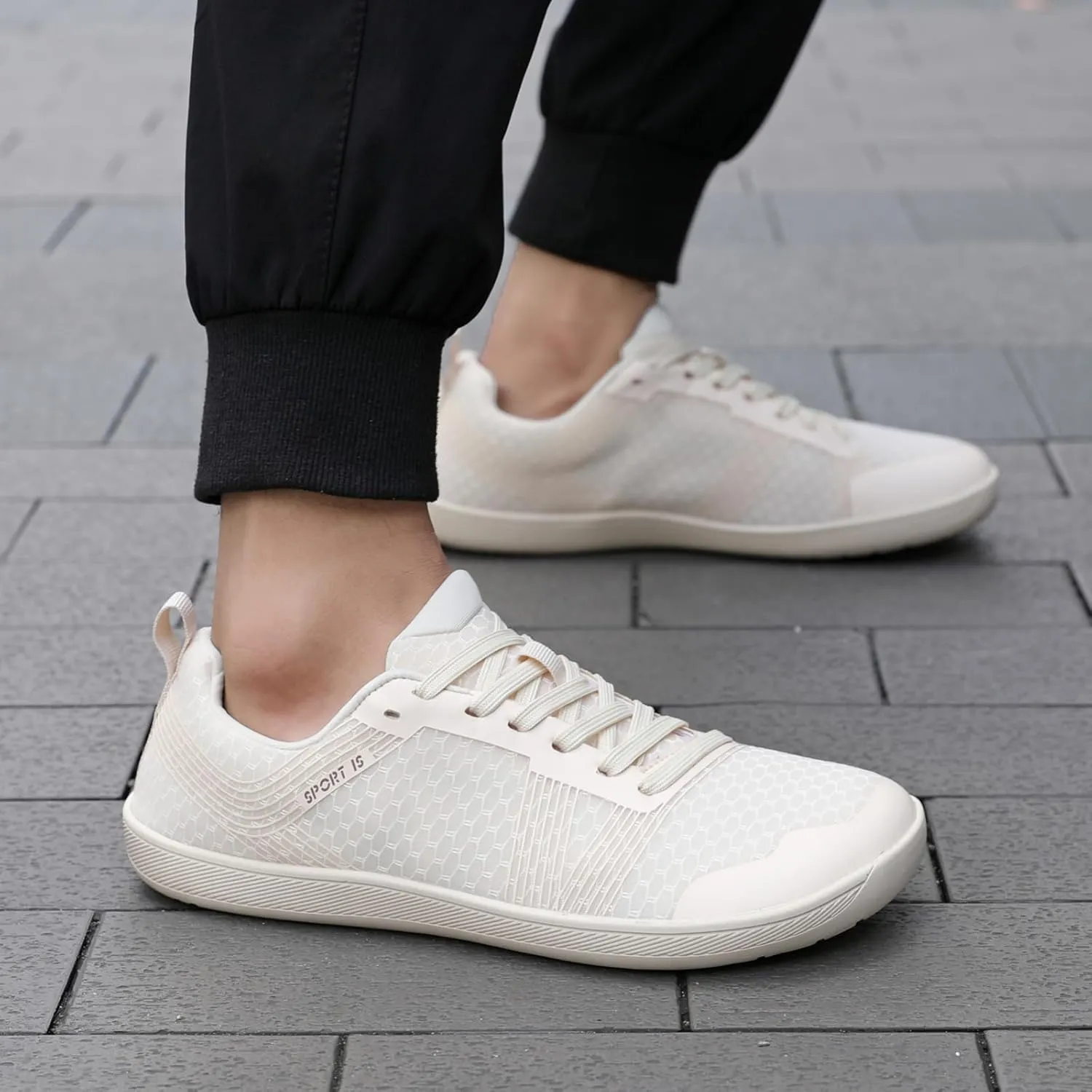 Womens Mens Wide Toe Box Sneakers Minimalist Trail Running Hiking Comfortable Walking Barefoot Shoes Breathable Zero Drop Casual Sneakers Summer Slip On Tennis Shoes