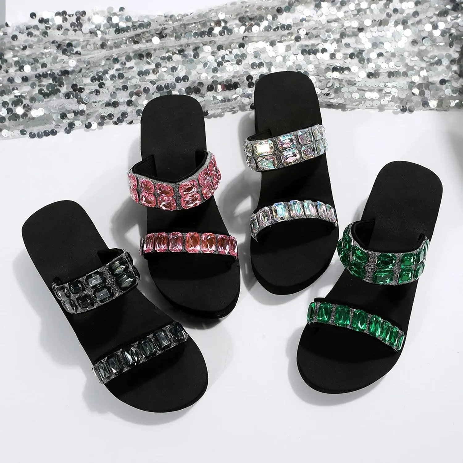 Women's Sandals Comfort Comfortable Sandal Slip on Casual Womens Flat Orthopedic Shoes