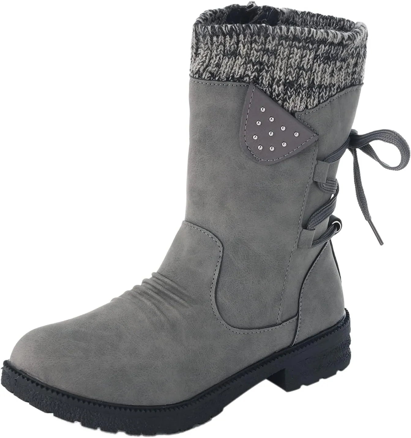 Women's Snow Boots Waterproof Size 12 Women's Duck Boots Waterproof Black Womens Winter Booties Slippers Size 11 Womens Winter Fur Lined Boots Botas De Invierno Para Mujer Para El Agua