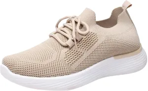 Womens Walking Shoes Wide Width Office Black Women Walking Shoes Sock Sneakers Mesh Slip On Air Womens Casual Shoes with Arch Support Womens Casual Sneakers Wide Women's Size 8 Non Slip Work Shoes