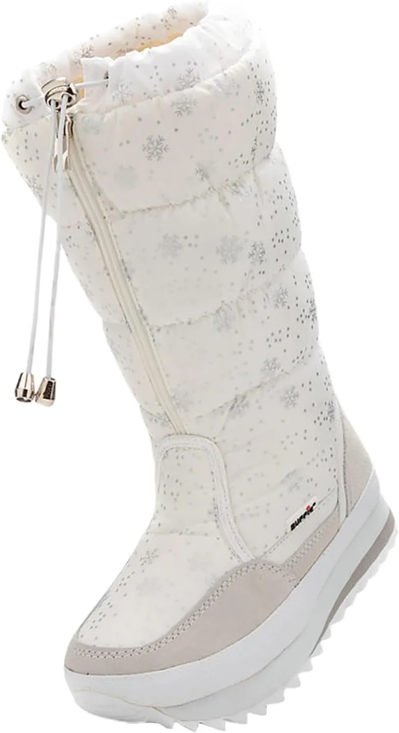 Women's Winter Thermal Boots for Women Waterproof Snow Winter Warm Hiking Work Comfy Boots Sneakers Walking Shoes Combat