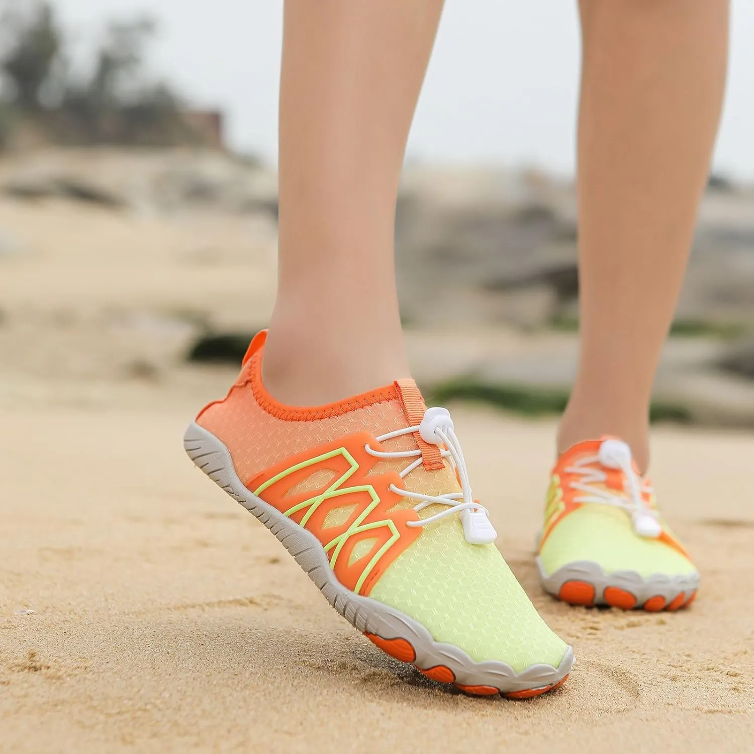 ZWRXW Hike Barefoot Shoes Women Men Wide Toe Box Healthy & Non-Slip Barefoot Shoes Lightweight Breathable Aqua Sports Outdoor Sneakers Wide Waterproof Hike Sneaker