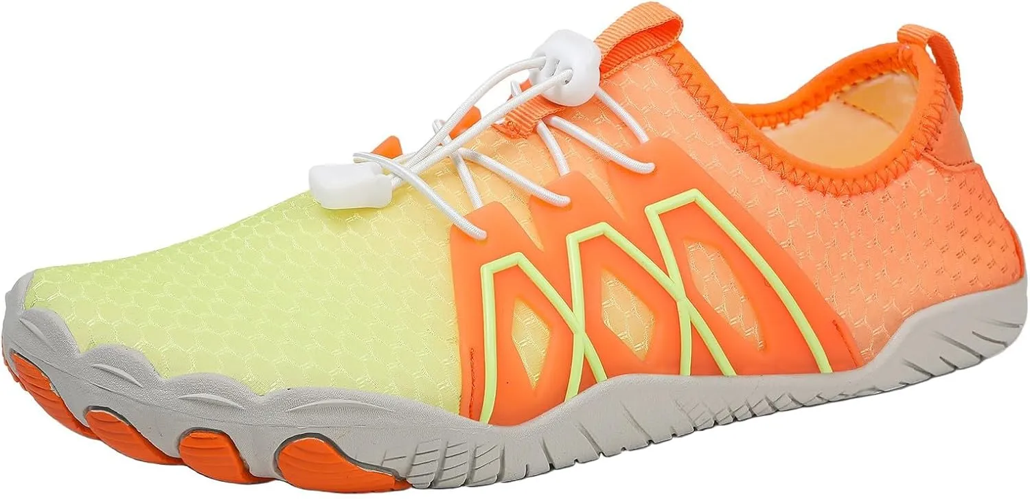 ZWRXW Hike Barefoot Shoes Women Men Wide Toe Box Healthy & Non-Slip Barefoot Shoes Lightweight Breathable Aqua Sports Outdoor Sneakers Wide Waterproof Hike Sneaker